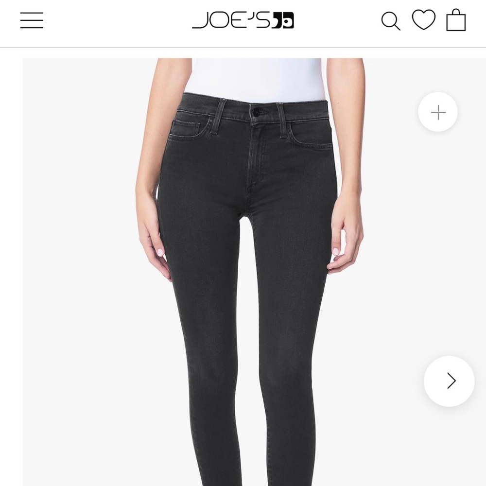 Joe’s Flawless skinny crop black (charcoal) Jeans. Size 27. With tags!